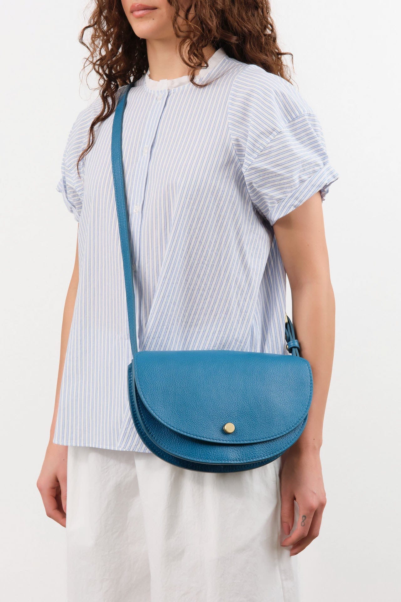 Lindquist Accessories Bags Mezzo Bag in River River / 10.75" W X 7" H X 2.5" D