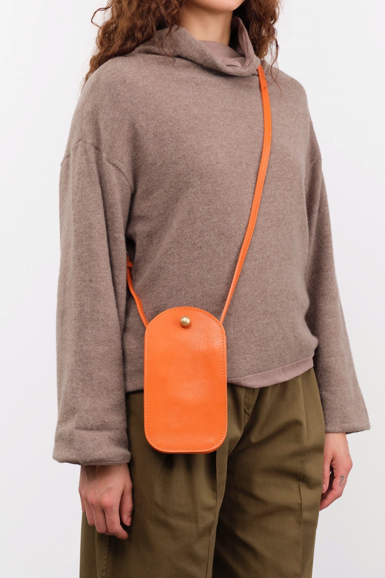 Lindquist Accessories Bags Segui Bag in Carrot Carrot / 8.5” H X 4.75" W X 1.5” D
