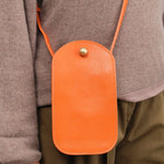 Lindquist Accessories Bags Segui Bag in Carrot Carrot / 8.5” H X 4.75" W X 1.5” D