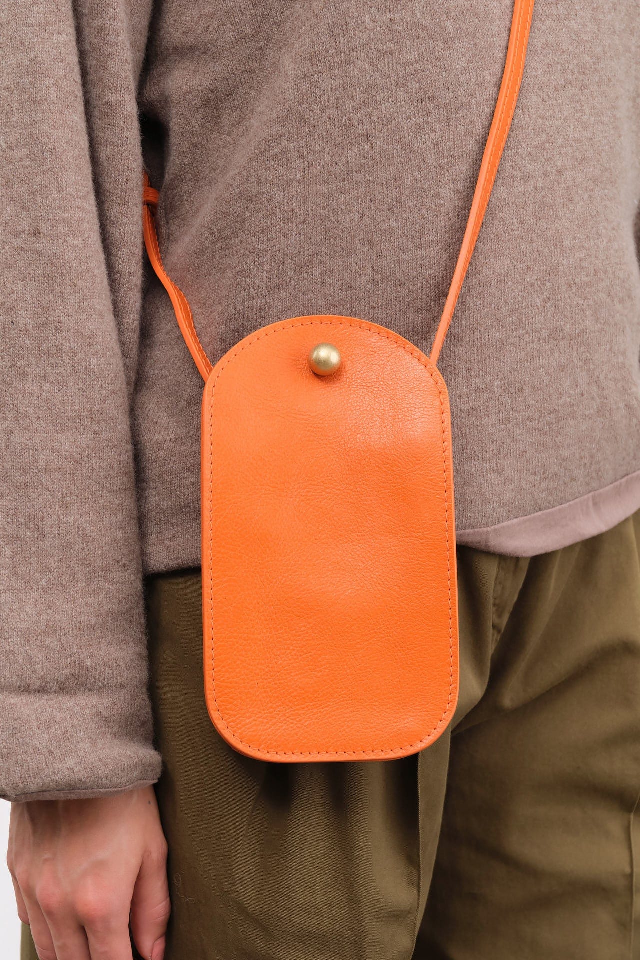 Lindquist Accessories Bags Segui Bag in Carrot Carrot / 8.5” H X 4.75" W X 1.5” D
