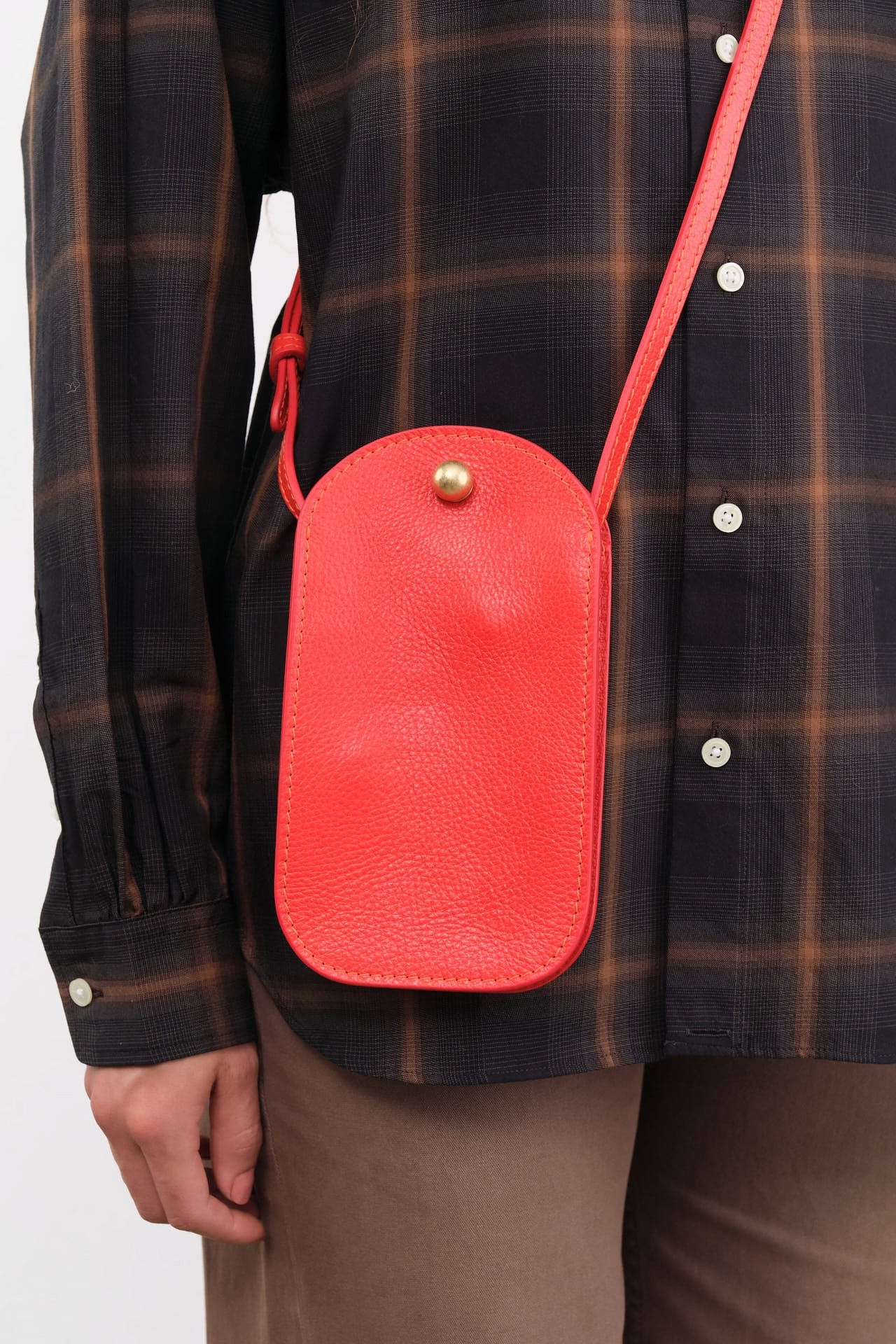 Lindquist Accessories Bags Segui Bag in Persimmon Persimmon / 8.5” H X 4.75" W X 1.5” D