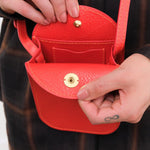 Lindquist Accessories Bags Segui Bag in Persimmon Persimmon / 8.5” H X 4.75" W X 1.5” D