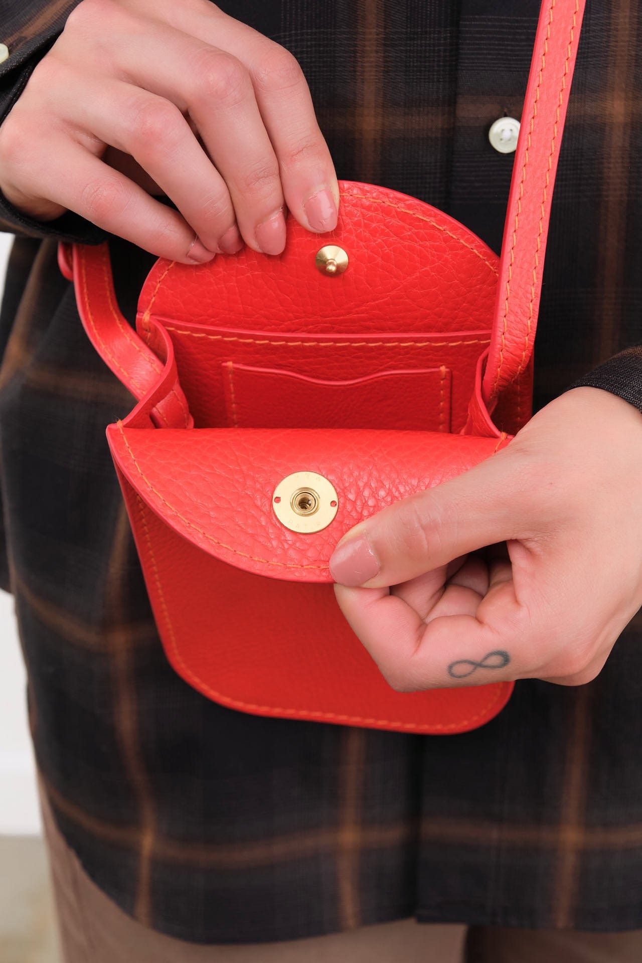 Lindquist Accessories Bags Segui Bag in Persimmon Persimmon / 8.5” H X 4.75" W X 1.5” D