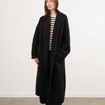 Lauren Manoogian Apparel Womens Sweaters Long Shawl Cardigan in Black
