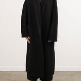 Lauren Manoogian Apparel Womens Sweaters Long Shawl Cardigan in Black