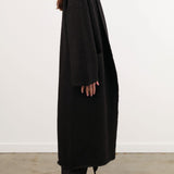 Lauren Manoogian Apparel Womens Sweaters Long Shawl Cardigan in Black