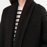 Lauren Manoogian Apparel Womens Sweaters Long Shawl Cardigan in Black