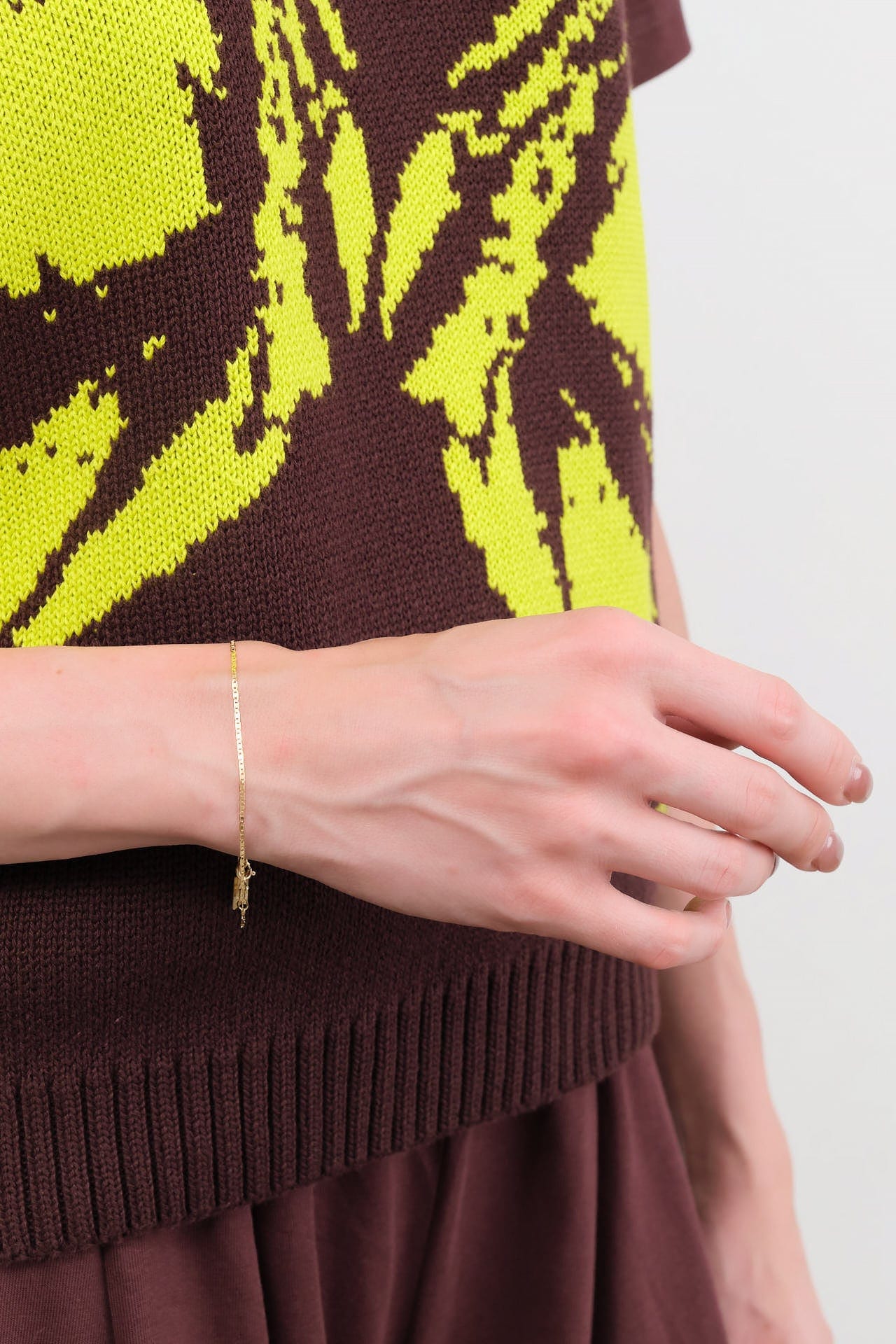 Loren Stewart Jewelry Bracelets Baby Sol Valentino Bracelet 10K Yellow Gold / 7" Chain