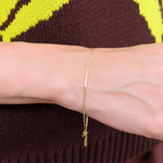 Loren Stewart Jewelry Bracelets Baby Sol Valentino Bracelet 10K Yellow Gold / 7" Chain
