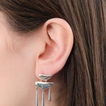 Loren Stewart Jewelry Earrings Cousteau Chandelier Earrings Sterling Silver / Pair
