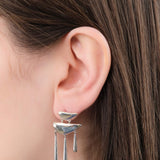 Loren Stewart Jewelry Earrings Cousteau Chandelier Earrings Sterling Silver / Pair