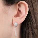 Loren Stewart Jewelry Earrings Cousteau Gem Links Earrings Pearl / Pair