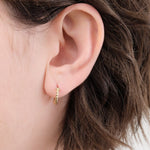 Loren Stewart Jewelry Earrings Linaea Huggies 14K Yellow Gold / Pair