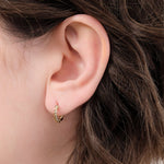 Loren Stewart Jewelry Earrings Linaea Huggies 14K Yellow Gold / Pair