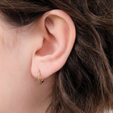 Loren Stewart Jewelry Earrings Linaea Huggies 14K Yellow Gold / Pair