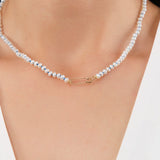 Loren Stewart Jewelry Necklaces Perlita Necklace Pearl / 16" Chain