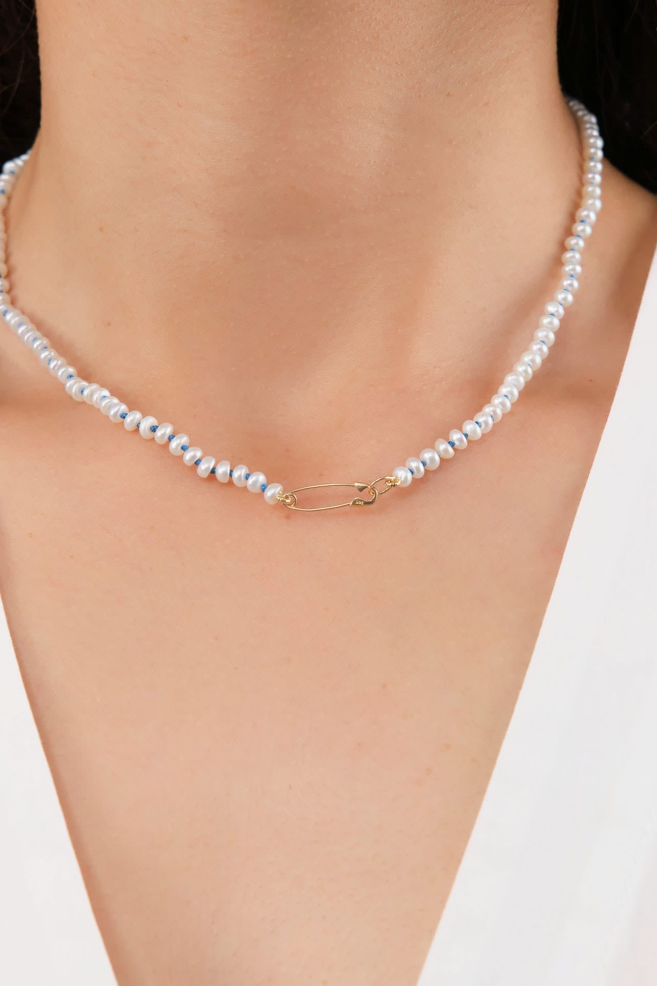 Loren Stewart Jewelry Necklaces Perlita Necklace Pearl / 16" Chain