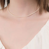 Loren Stewart Jewelry Necklaces Puff Love Choker Pearl / 14.5" Chain