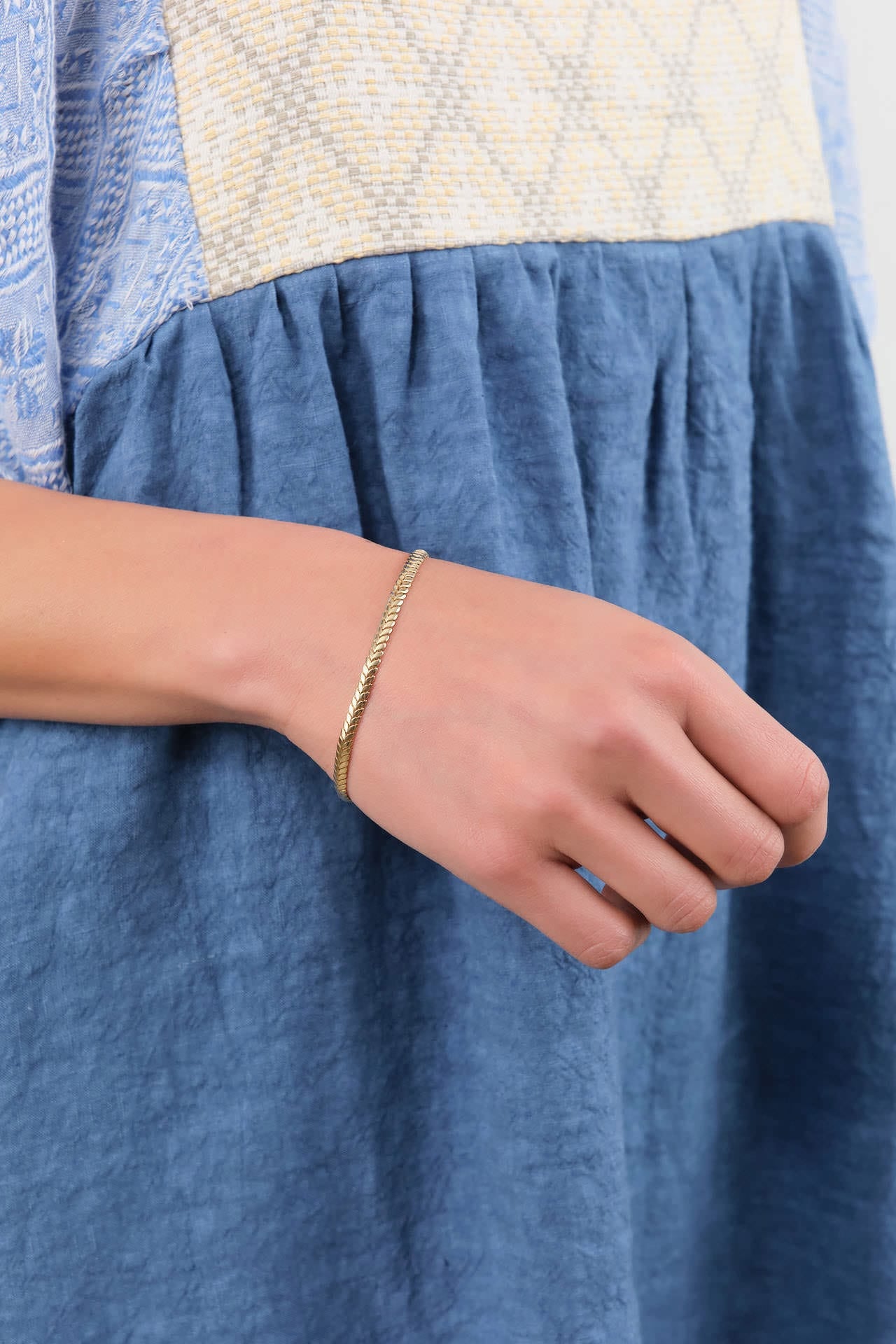 Loren Stewart Jewelry Bracelets Scala Bracelet 14K Yellow Gold / 7.25" Chain