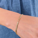 Loren Stewart Jewelry Bracelets Scala Bracelet 14K Yellow Gold / 7.25" Chain