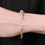 Loren Stewart Jewelry Bracelets Tourmaline Safety Pin Bracelet Tourmaline / 7" Chain