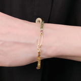 Loren Stewart Jewelry Bracelets Tourmaline Safety Pin Bracelet Tourmaline / 7" Chain