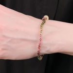Loren Stewart Jewelry Bracelets Tourmaline Safety Pin Bracelet Tourmaline / 7" Chain