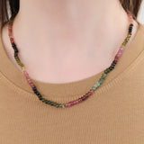 Loren Stewart Jewelry Necklaces Tourmaline Safety Pin Necklace Tourmaline / 18" Chain
