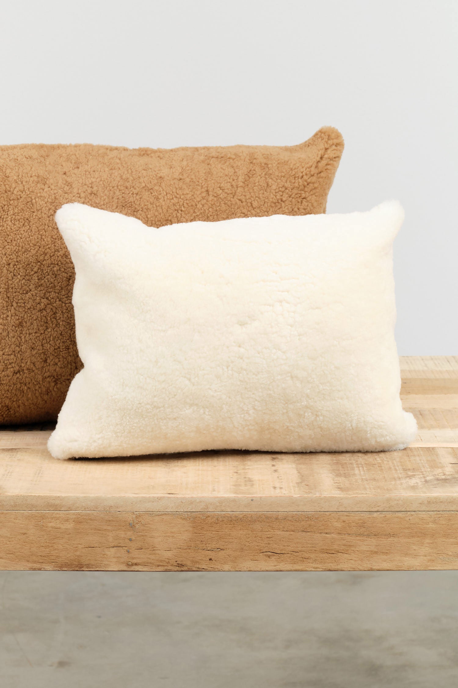 Maison De Vacances Home Pillows 12" X 16" Sheep Vice Versa Cushion in Blanc Blanc / 12" X 16"