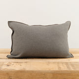 Maison De Vacances Home Pillows 16" X 24" Canvas Formentera Vice Versa Cushion in Ardoise Ardoise / 16" X 24"