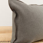 Maison De Vacances Home Pillows 16" X 24" Canvas Formentera Vice Versa Cushion in Ardoise Ardoise / 16" X 24"