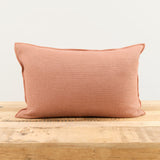 Maison De Vacances Home Pillows 16" X 24" Canvas Formentera Vice Versa Cushion in Argile Argile / 16" X 24"