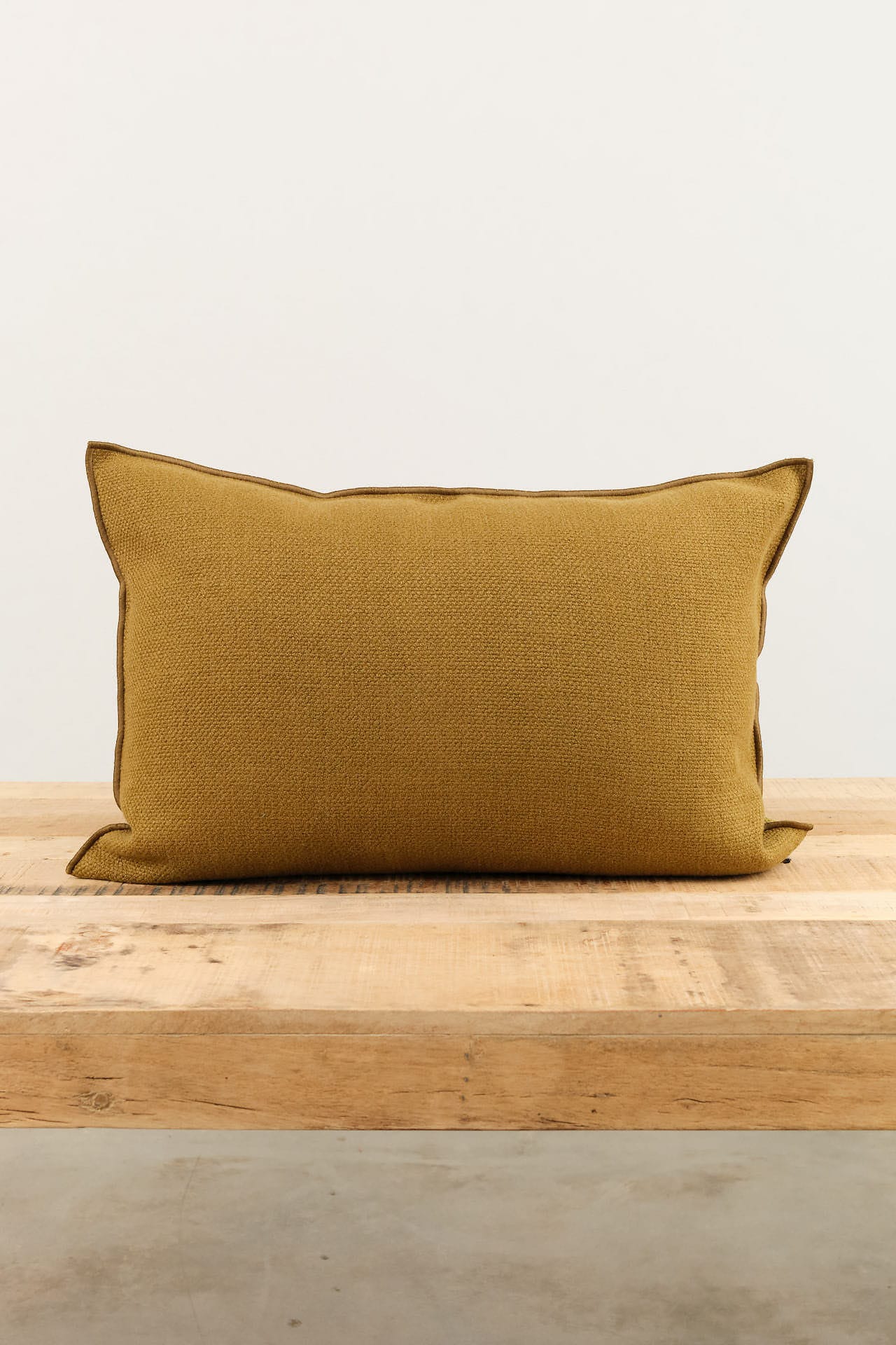 Maison De Vacances Home Pillows 16" X 24" Canvas Formentera Vice Versa Cushion in Bronze Bronze / 16" X 24"