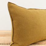 Maison De Vacances Home Pillows 16" X 24" Canvas Formentera Vice Versa Cushion in Bronze Bronze / 16" X 24"