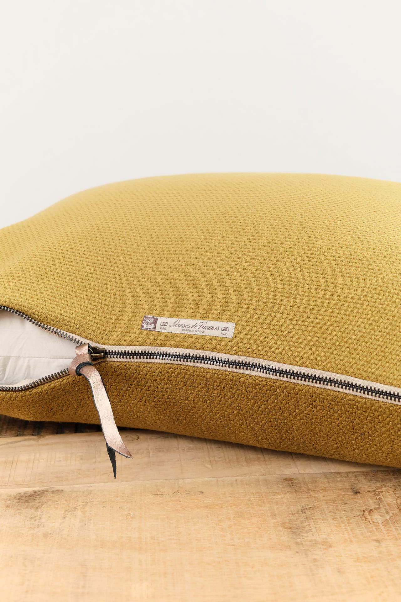 Maison De Vacances Home Pillows 16" X 24" Canvas Formentera Vice Versa Cushion in Bronze Bronze / 16" X 24"