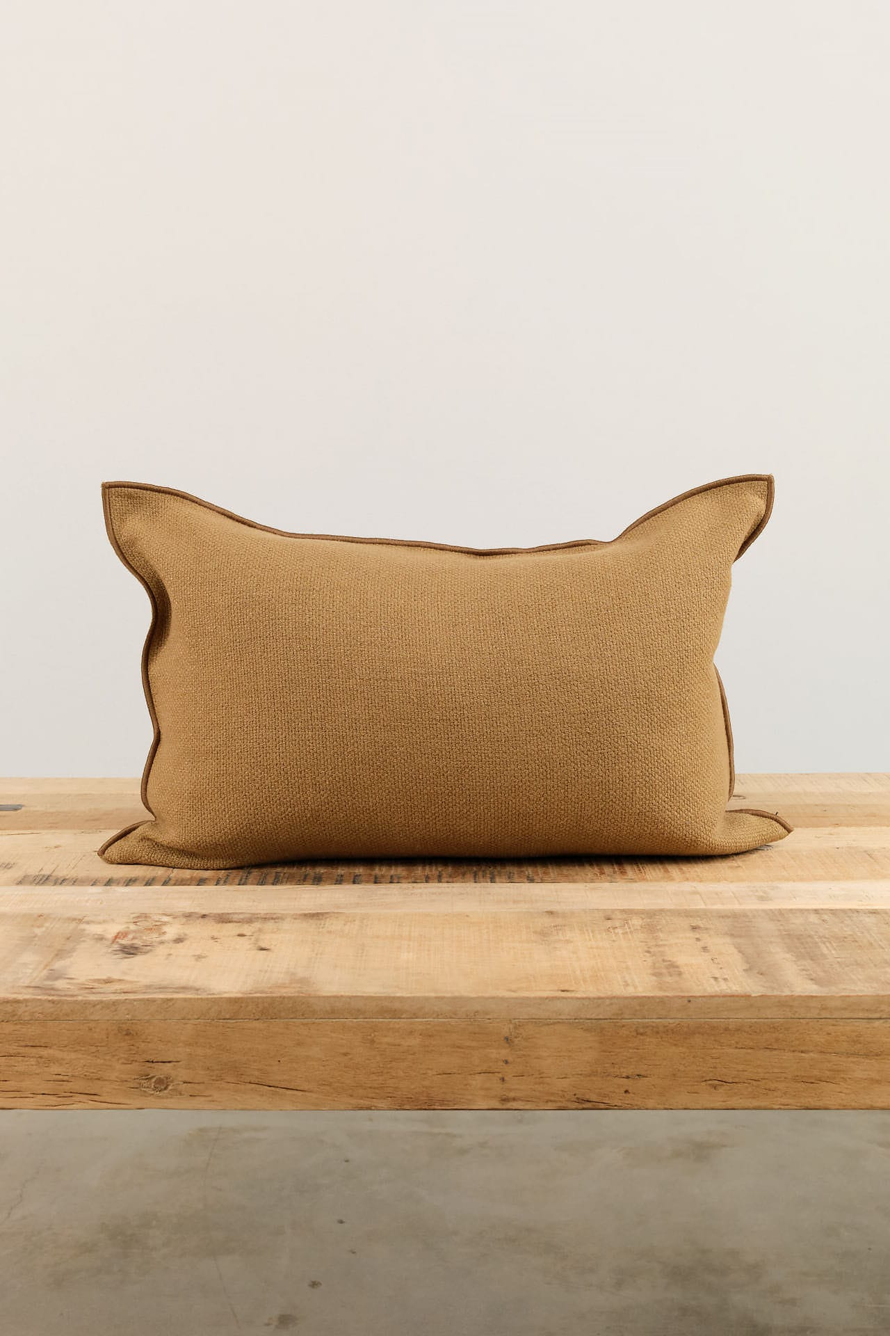 Maison De Vacances Home Pillows 16" X 24" Canvas Formentera Vice Versa Cushion In Cappuccino Cappuccino / 16" X 24"