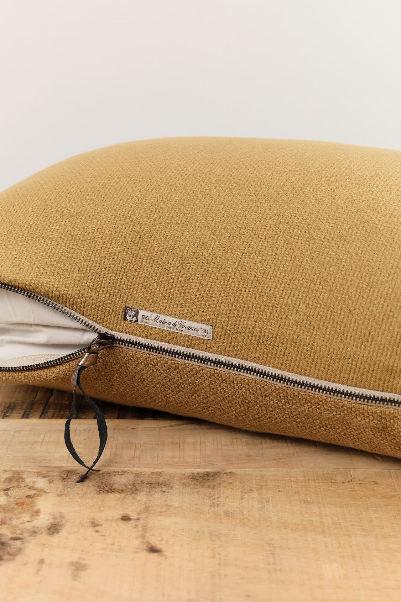 Maison De Vacances Home Pillows 16" X 24" Canvas Formentera Vice Versa Cushion In Cappuccino Cappuccino / 16" X 24"