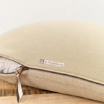 Maison De Vacances Home Pillows 16" X 24" Canvas Formentera Vice Versa Cushion in Ecorce Ecorce / 16" X 24"