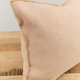 Maison De Vacances Home Pillows 16" X 24" Canvas Formentera Vice Versa Cushion in Nude Nude / 16" X 24"