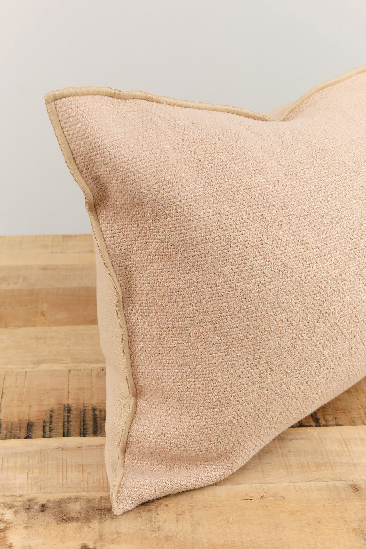 Maison De Vacances Home Pillows 16" X 24" Canvas Formentera Vice Versa Cushion in Nude Nude / 16" X 24"