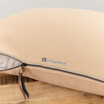 Maison De Vacances Home Pillows 16" X 24" Canvas Formentera Vice Versa Cushion in Nude Nude / 16" X 24"