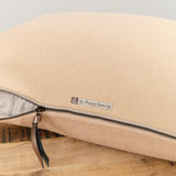 Maison De Vacances Home Pillows 16" X 24" Canvas Formentera Vice Versa Cushion in Nude Nude / 16" X 24"
