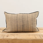 Maison De Vacances Home Pillows 16" X 24" Byzance Canvas Rustique Cushion Naturel/Noir / 16" X 24"