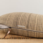 Maison De Vacances Home Pillows 16" X 24" Byzance Canvas Rustique Cushion Naturel/Noir / 16" X 24"