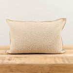 Maison De Vacances Home Pillows 16" X 24" Canvas Wooly Cushion in Naturel Naturel / 16" X 24"
