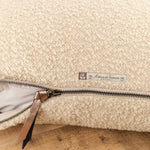 Maison De Vacances Home Pillows 16" X 24" Canvas Wooly Cushion in Naturel Naturel / 16" X 24"