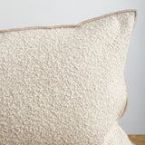 Naturel Maison de Vacanes Canvas Wooly Pillow 