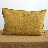 Maison de Vacances 16 x 24 Canvas Wooly Pillow in Ocre