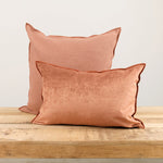 Maison De Vacances Home Pillows 16" X 24" Royal Velvet Vice Versa Cushion in Argile Argile / 16" X 24"