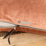 Maison De Vacances Home Pillows 16" X 24" Royal Velvet Vice Versa Cushion in Argile Argile / 16" X 24"